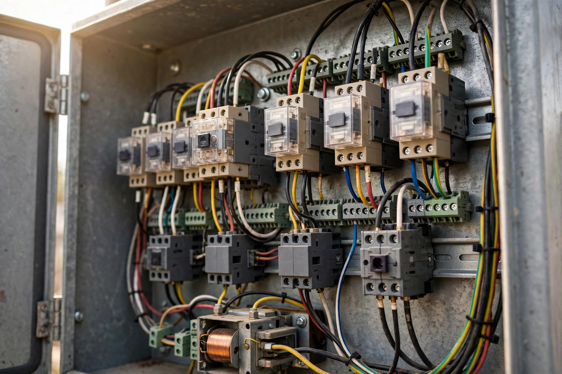 Electric furnace sequencer and control wiring